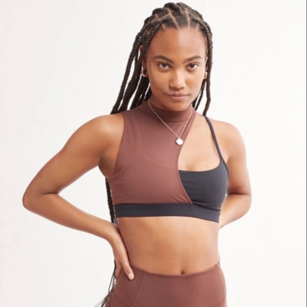 Le Ore Sorrento Asymmetric Mock Neck Bra